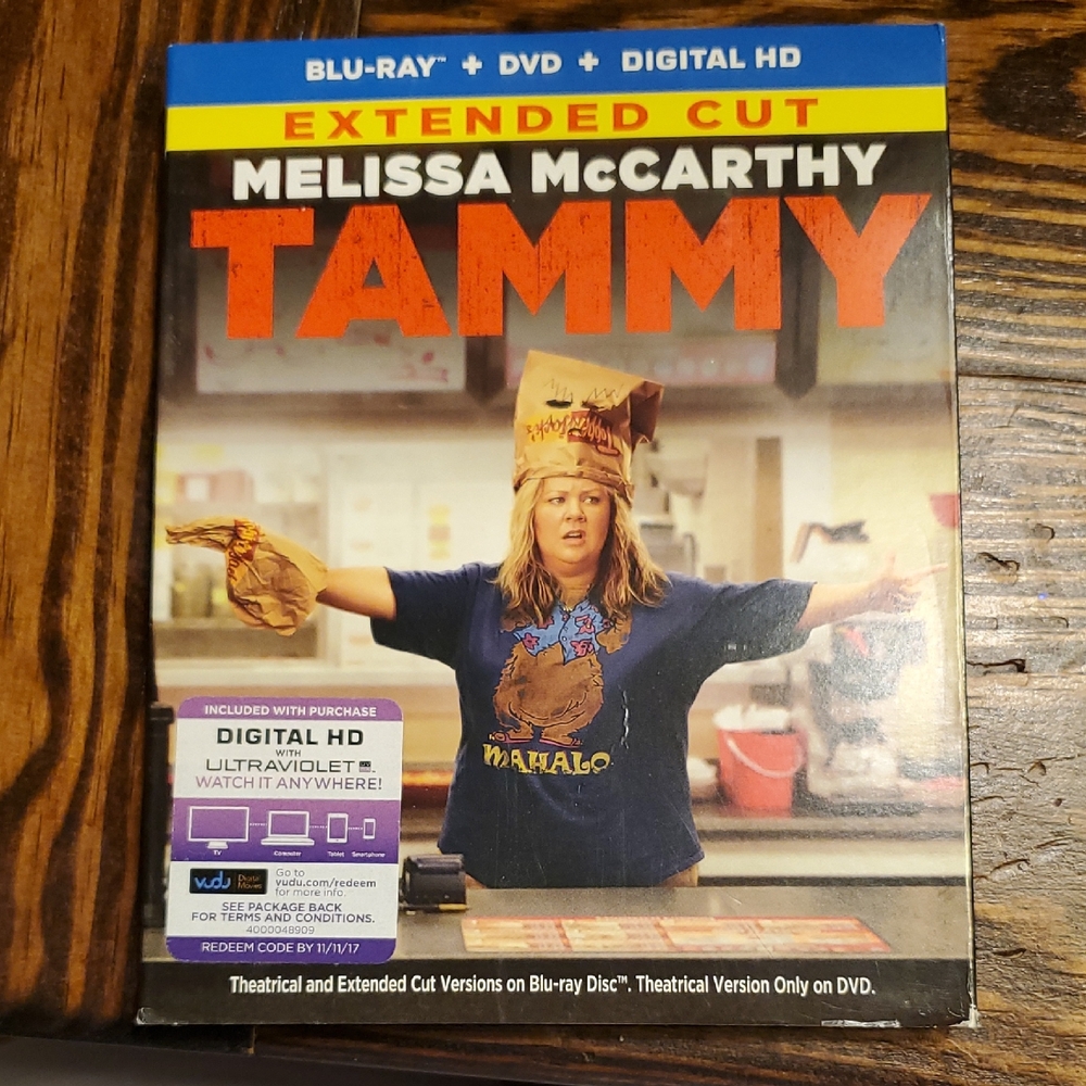 SOLD 🟩 Tammy Blu-ray DVD Digital HD Combo